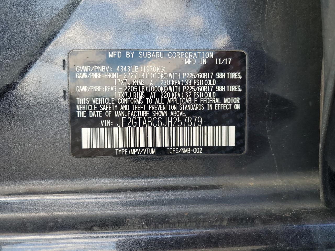 SUBARU CROSSTREK PREMIUM