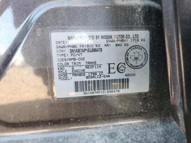 2014 NISSAN SENTRA S - 3N1AB7AP1EL696478