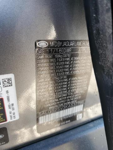 2019 LAND ROVER RANGE ROVE #3305528066