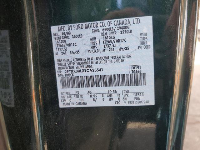 2001 FORD F150 #3297454202