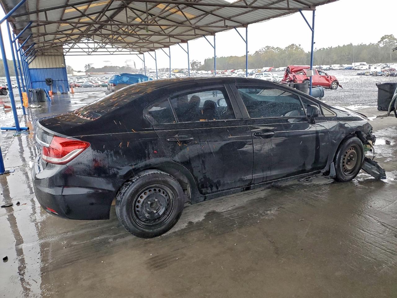 Lot #3315989094 2014 HONDA CIVIC LX