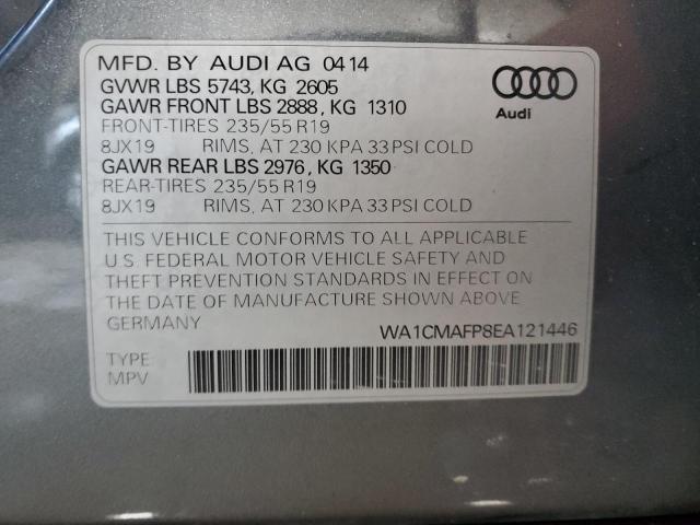 2014 AUDI Q5 TDI PRE - WA1CMAFP8EA121446