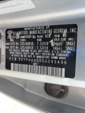 2016 KIA SORENTO EX - 5XYPH4A55GG093496