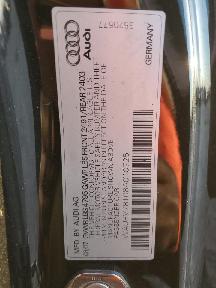 Lot #3290201246 2008 AUDI S5 QUATTRO