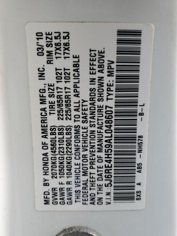 2010 HONDA CR-V EX #3293345430