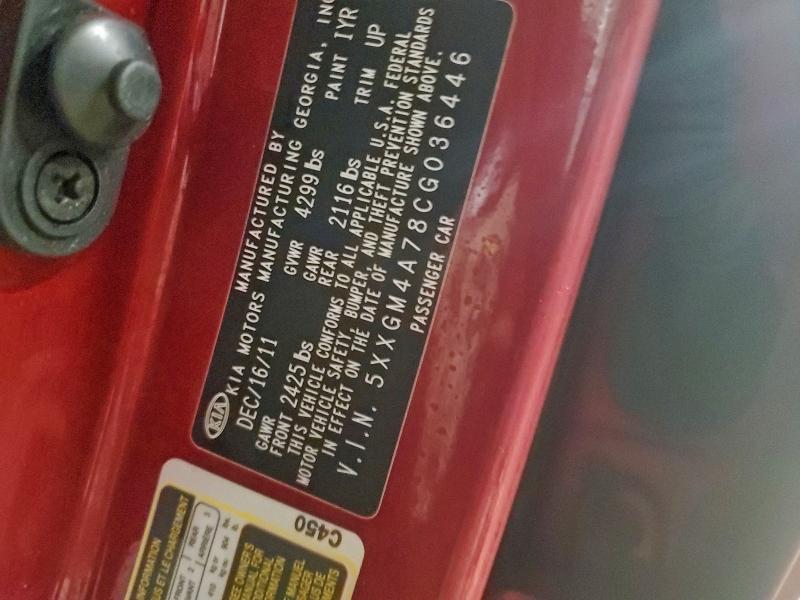 2012 KIA OPTIMA LX #3301986496