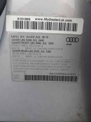 2015 AUDI Q5 PREMIUM #3310582072