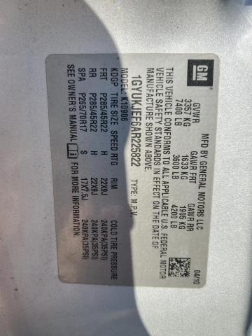 2010 CADILLAC ESCALADE E - 1GYUKJEF6AR225822