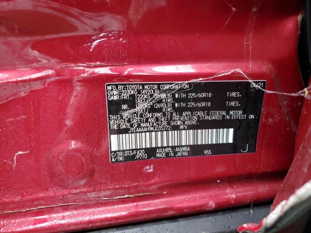 2021 TOYOTA VENZA LE #3281482983