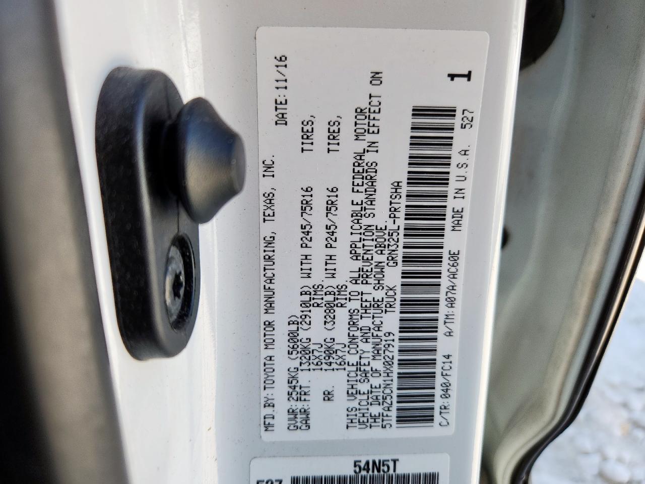 TOYOTA TACOMA DOUBLE CAB