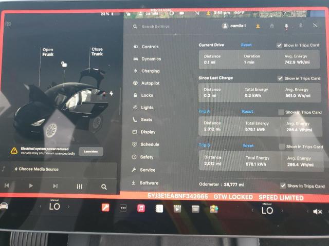 2022 TESLA MODEL 3 #3303785429