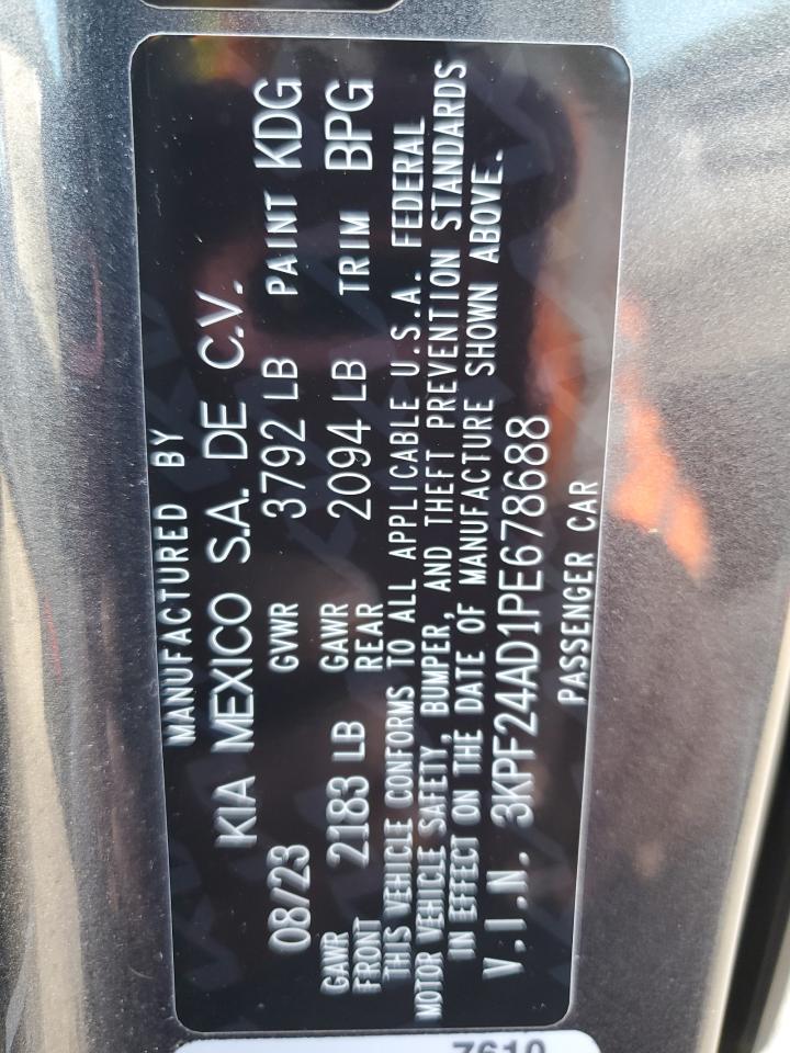 Lot #3302798929 2023 KIA FORTE LX