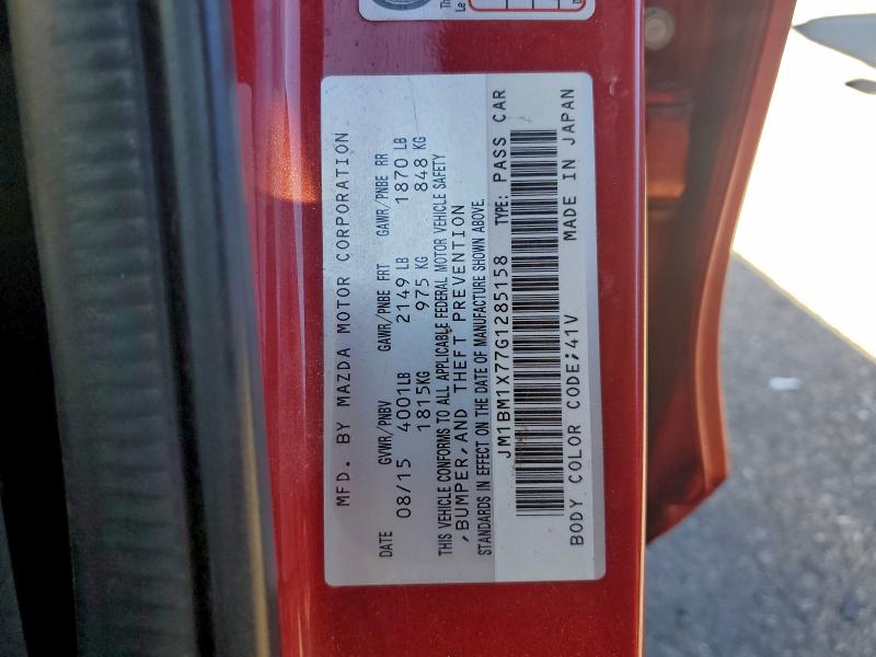 2016 MAZDA 3 GRAND TO #3301799330