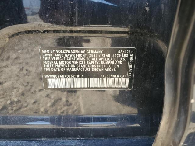 2013 VOLKSWAGEN CC VR6 4MO #3286923213