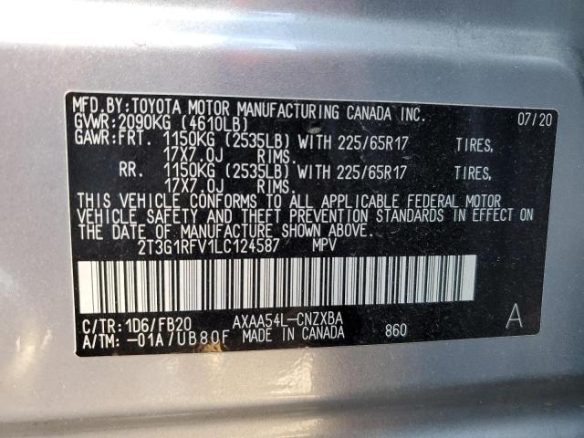 2020 TOYOTA RAV4 LE #3297951770