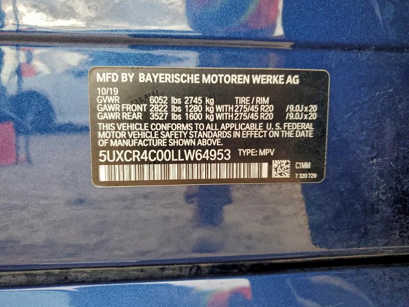 2020 BMW X5 SDRIVE #3310468052