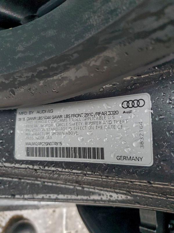 2016 AUDI S7 PRESTIG #3301893485