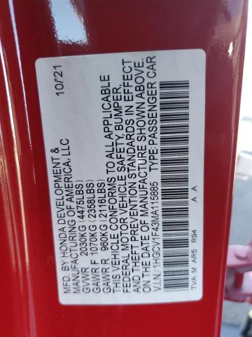 2021 HONDA ACCORD SPO #3303924728