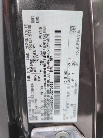 2017 FORD ESCAPE SE - 1FMCU9GD3HUD70969