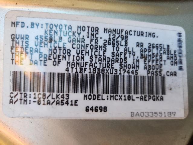 1999 TOYOTA AVALON XL #3285016935