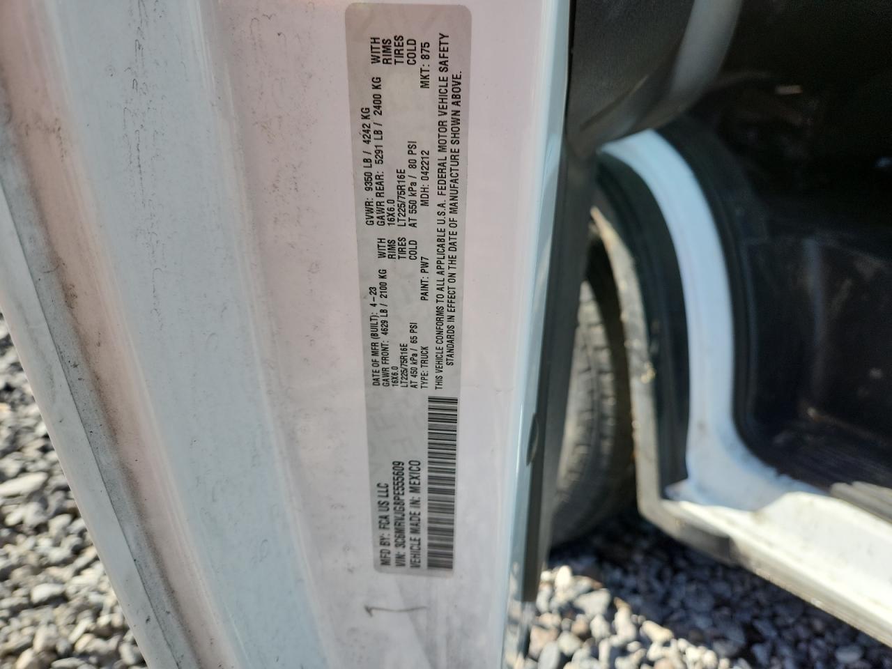 RAM PROMASTER 3500 HIGH