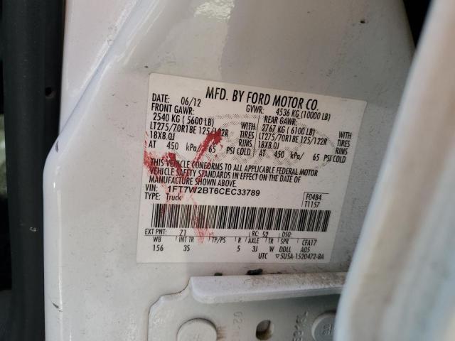 2012 FORD F250 SUPER - 1FT7W2BT6CEC33789