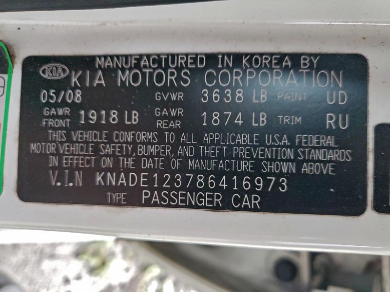 2008 KIA RIO BASE #3318873014