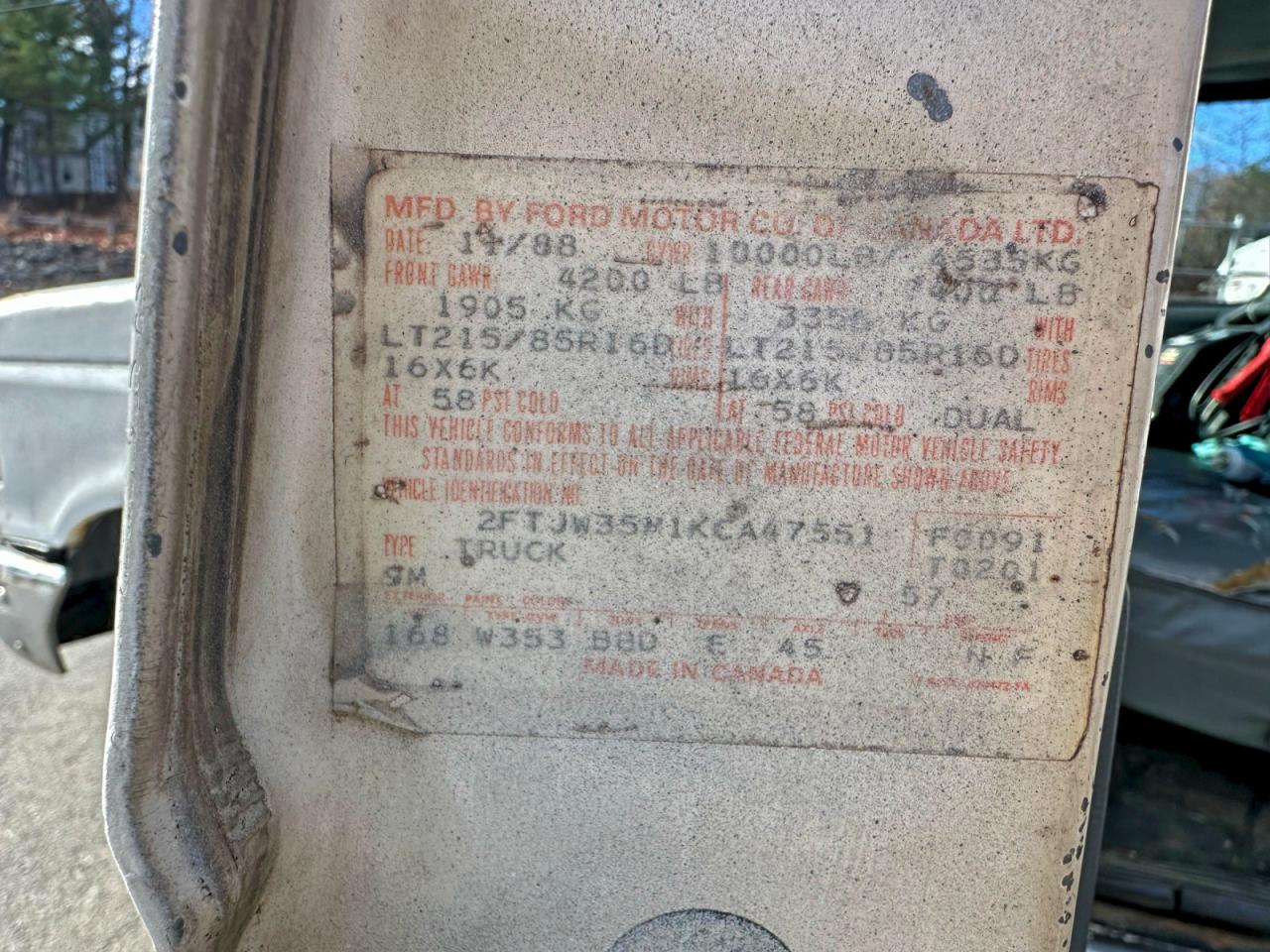 Lot #3296250432 1989 FORD F350