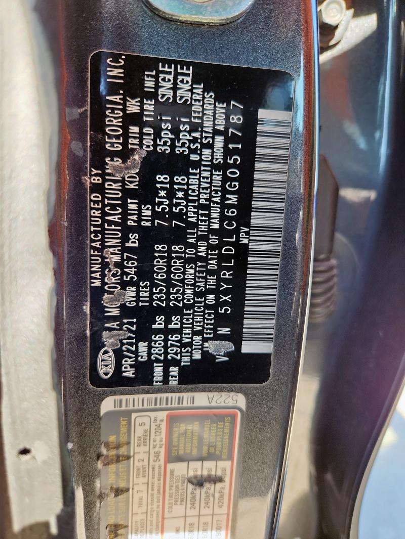 2021 KIA SORENTO S #3284580330