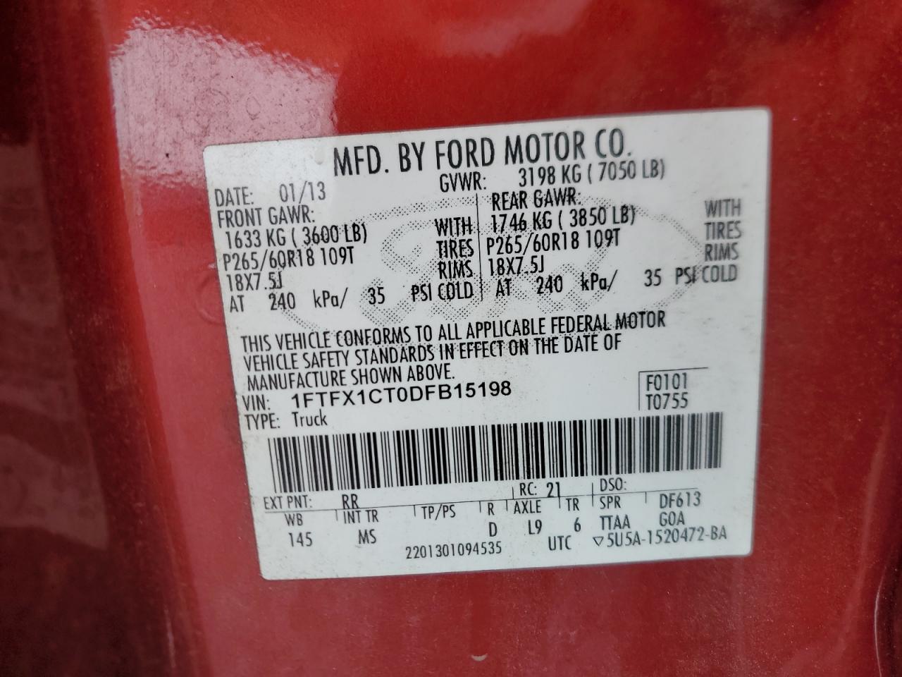 FORD F-150 SUPER CAB