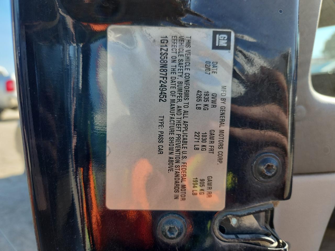 Lot #3287804096 2007 CHEVROLET MALIBU LS