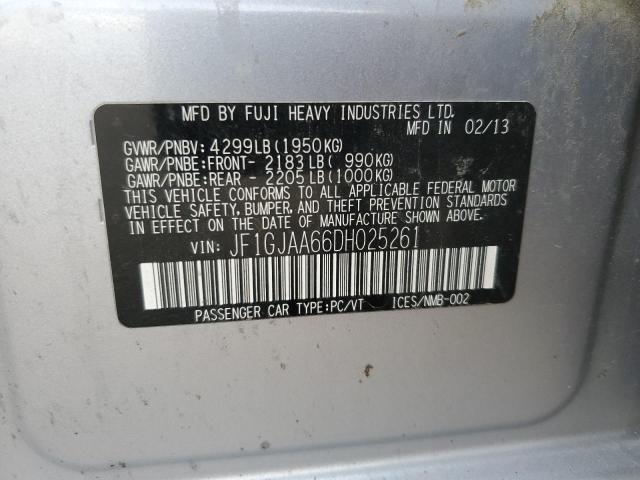 2013 SUBARU IMPREZA #3283821426