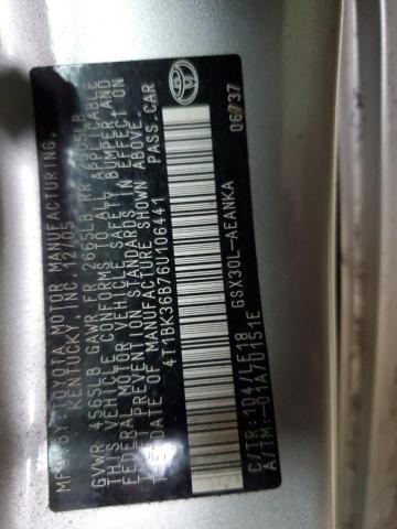 2006 TOYOTA AVALON XL #3294161943