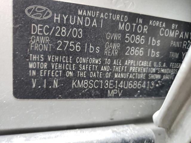 2004 HYUNDAI SANTA FE G #3305327311