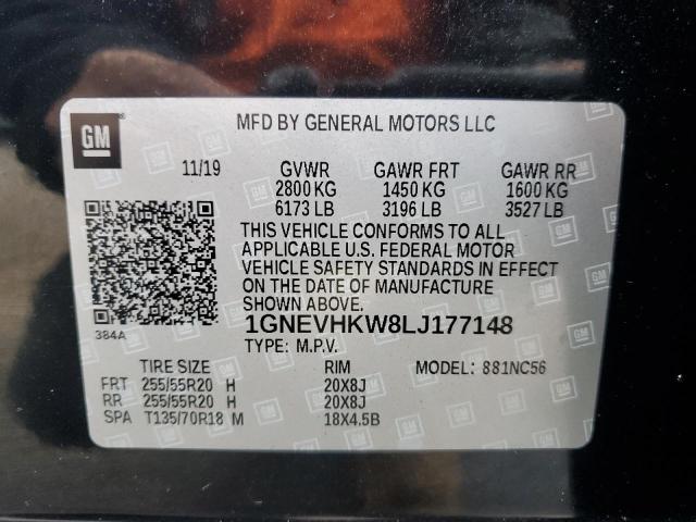 2020 CHEVROLET TRAVERSE L #3303723454