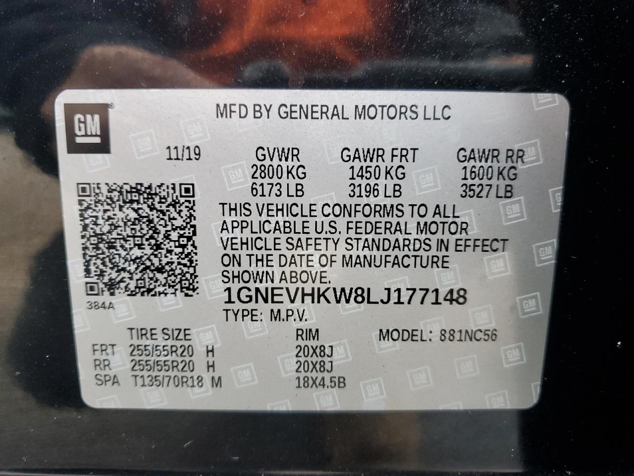 CHEVROLET TRAVERSE LT