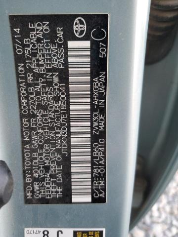 2014 TOYOTA PRIUS #3294780782