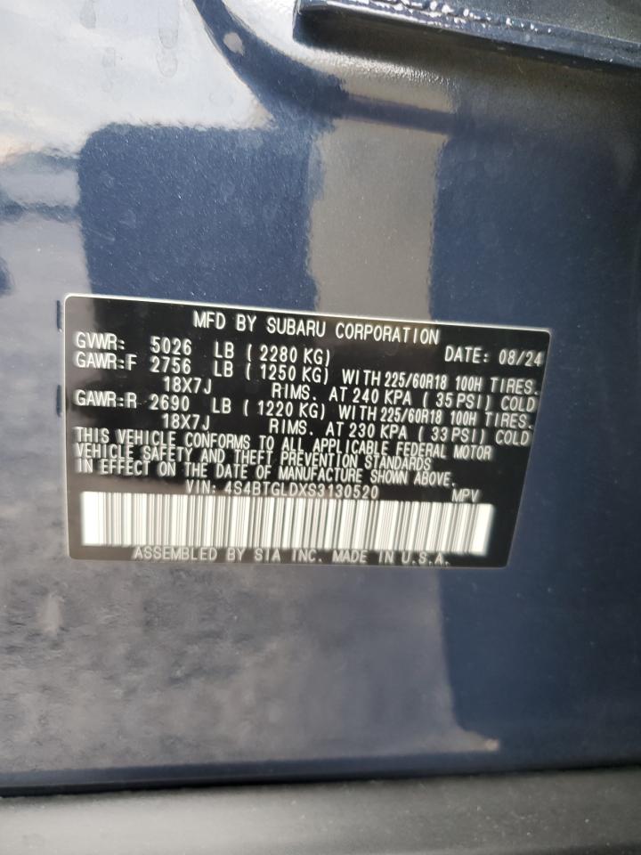 SUBARU OUTBACK ONYX EDITION XT