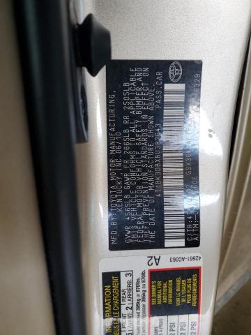 2011 TOYOTA AVALON BAS #3290266216