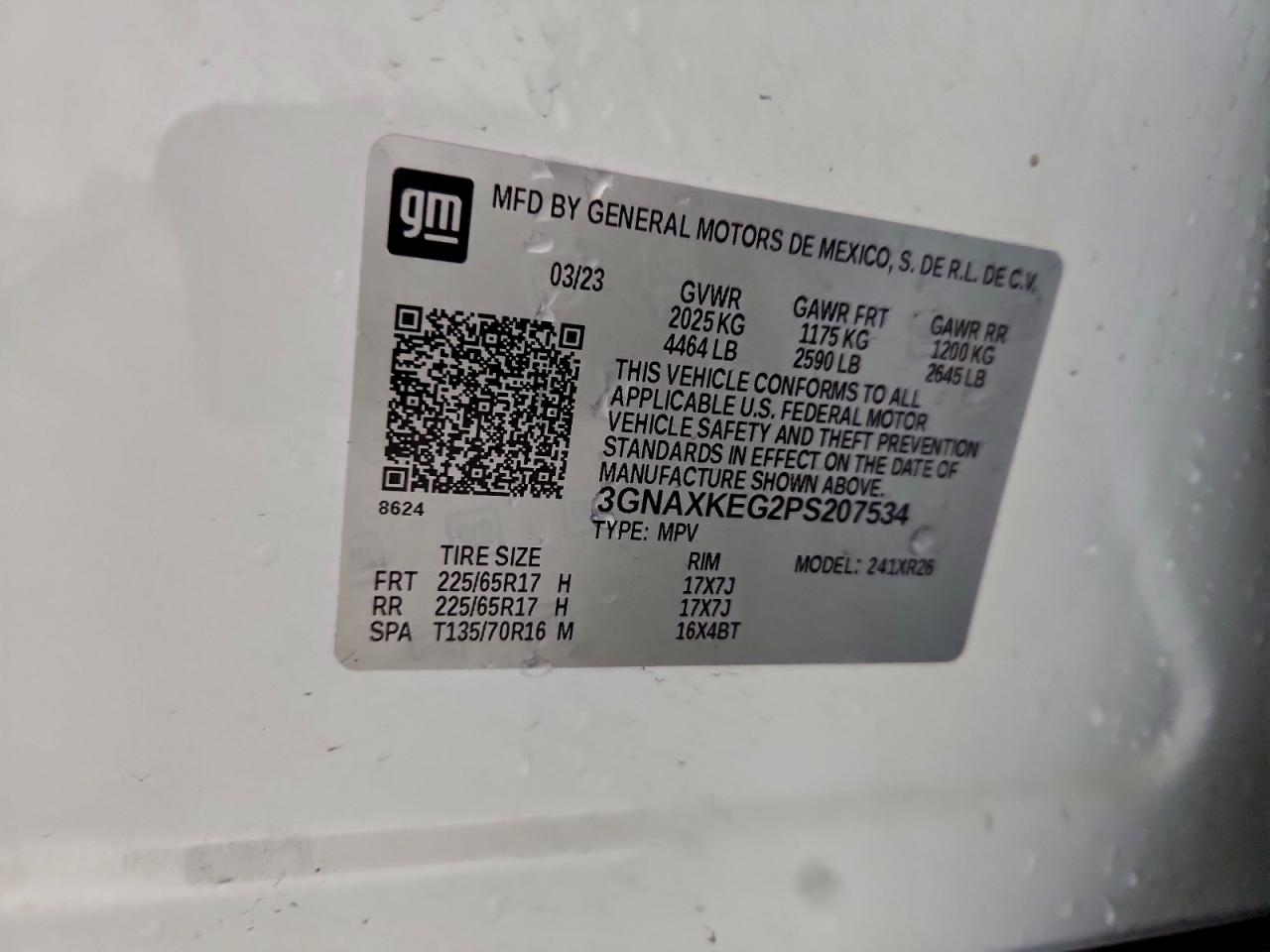 CHEVROLET EQUINOX LT