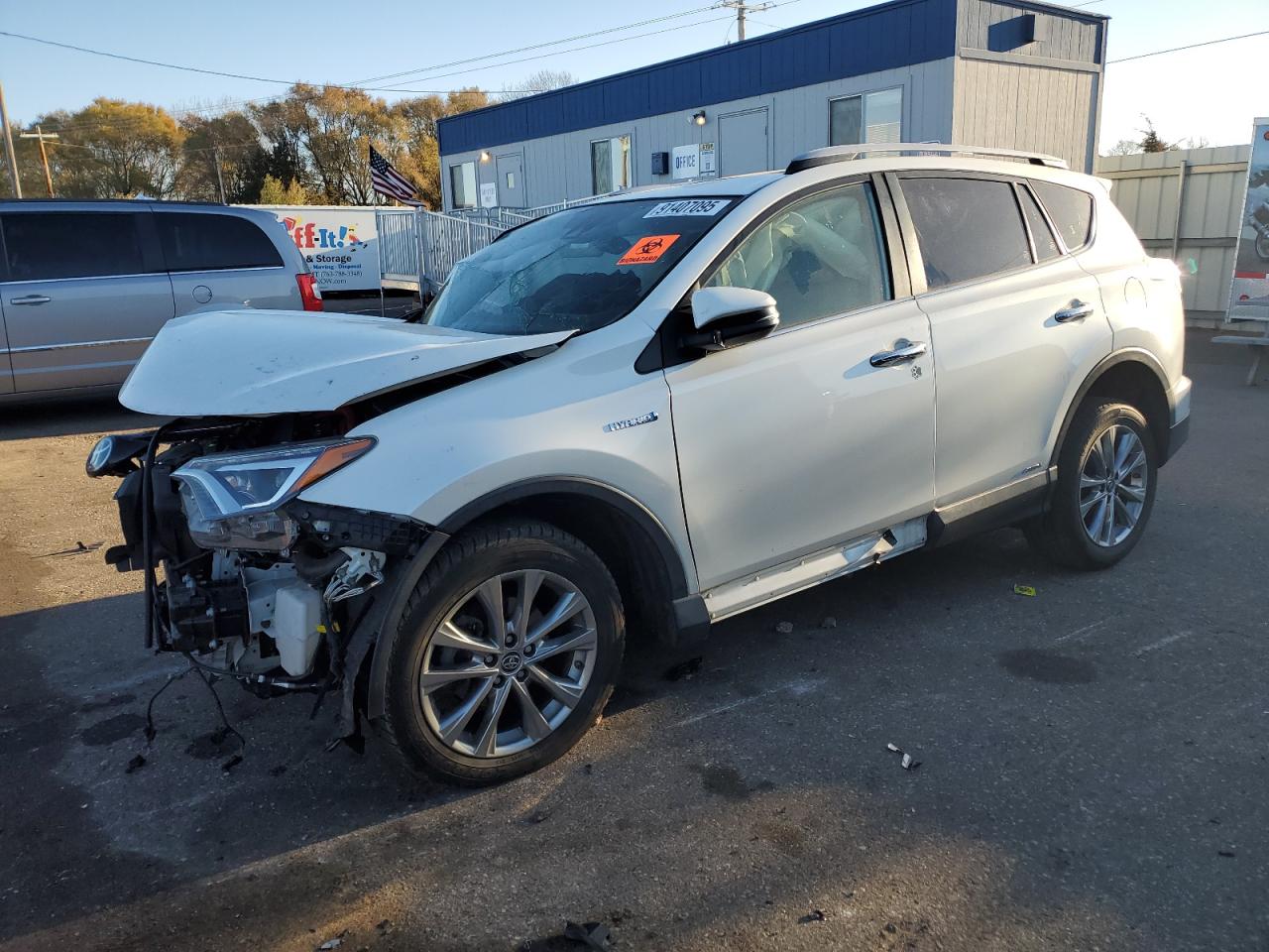 Lot #3294139944 2018 TOYOTA RAV4 HV LI