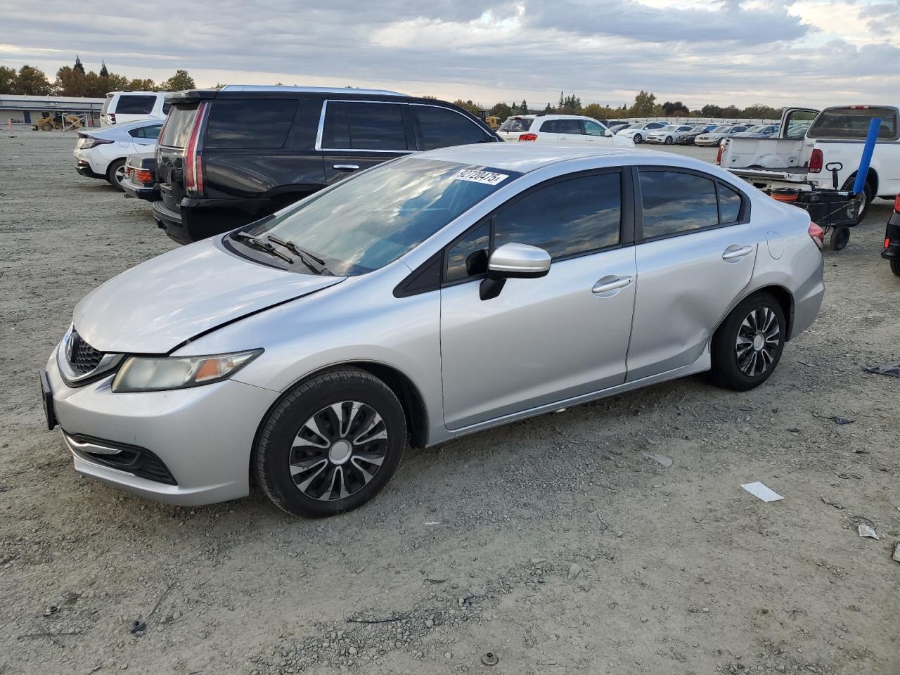 Lot #3304921536 2015 HONDA CIVIC LX