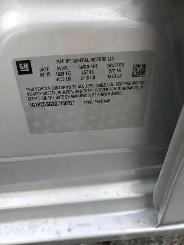 2016 CHEVROLET CRUZE LIMI #3291474958