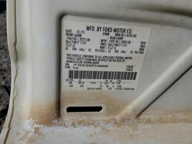 2015 FORD F150 SUPER - 1FTEW1E87FFA42440