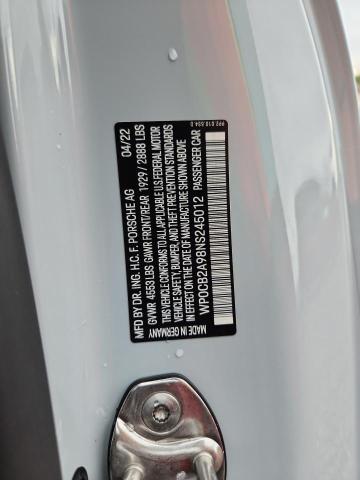 2022 PORSCHE 911 CARRER #3302918060