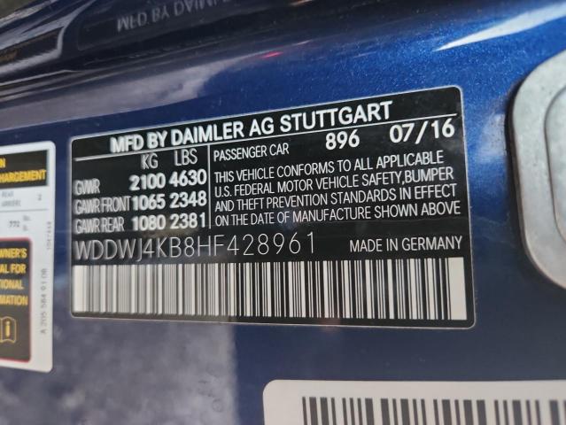 2017 MERCEDES-BENZ C 300 4MAT WDDWJ4KB8HF428961