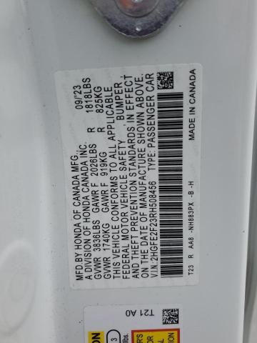 2024 HONDA CIVIC LX #3301608627