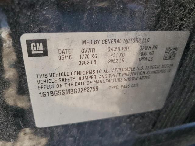 2016 CHEVROLET CRUZE PREM #3294440534