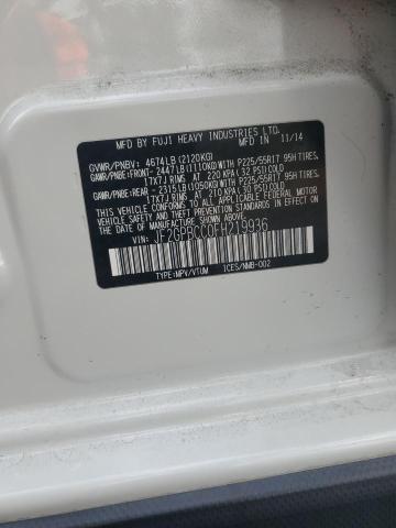 2015 SUBARU XV CROSSTR #3308259183