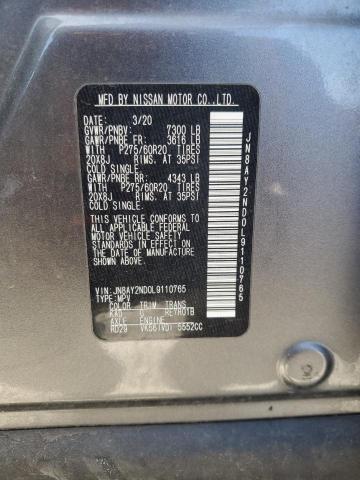 2020 NISSAN ARMADA SL #3287702020